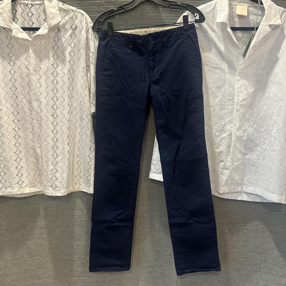 Navy blue chino trousers relaxed GAP Teen Size 16